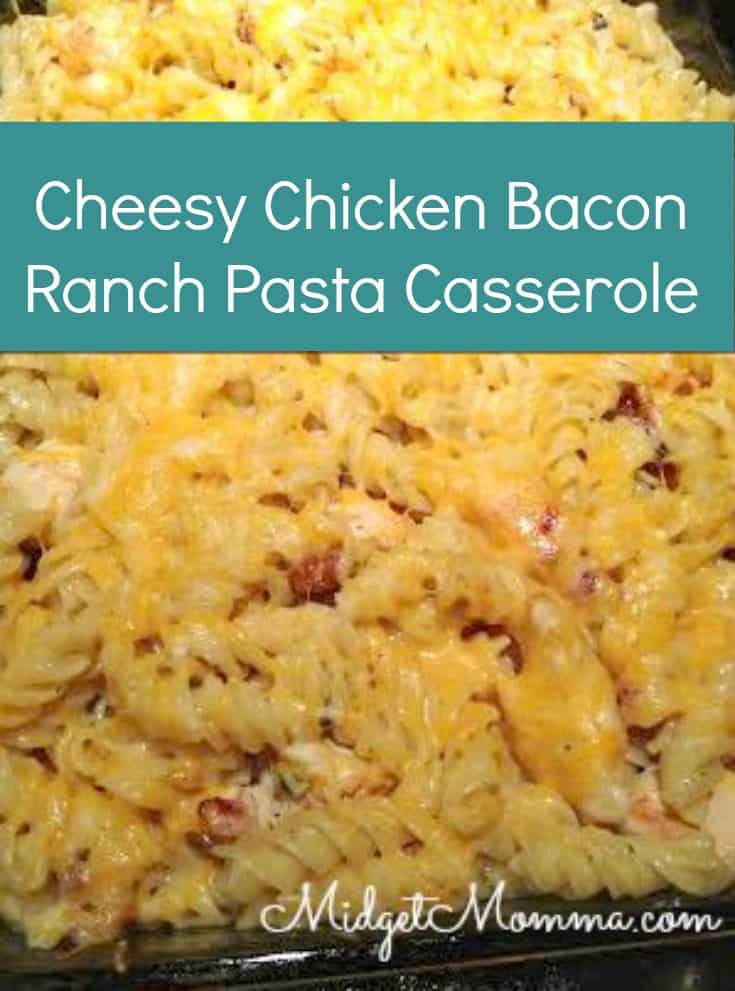 Chicken Bacon Ranch Casserole