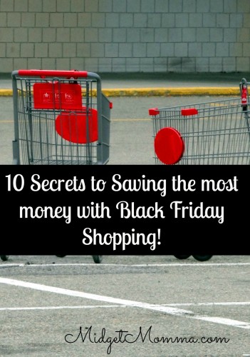 Saving Money Black Friday Shopping