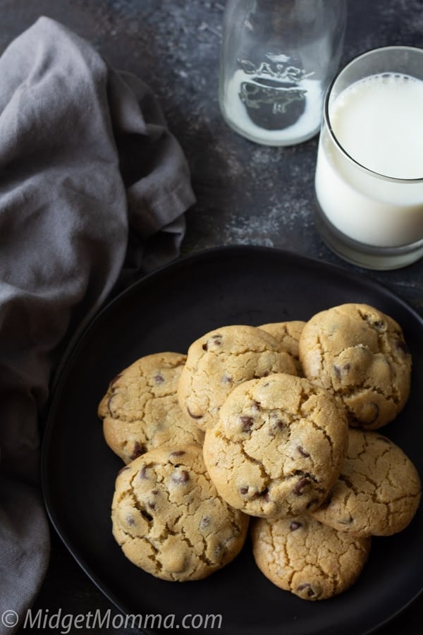 Perfect Soft Chocolate Chip Cookies Recipe • MidgetMomma