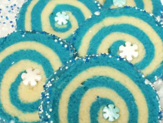 Disney Frozen Ice Swirl Cookies are a twist on the classic sugar cookie. These cookies are full of magic and sparkles that any princess would love.