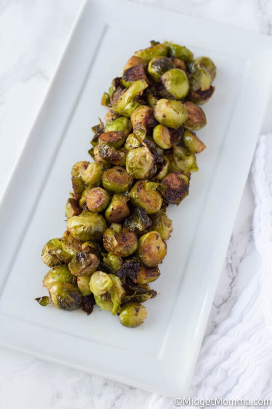 Apple Cider Roast Brussel Sprouts • MidgetMomma