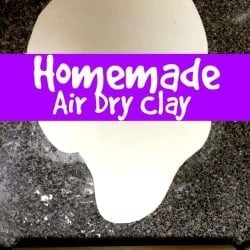 homemade air dry clay