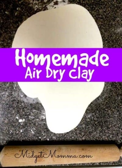 homemade air dry clay