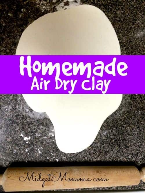 homemade air dry clay