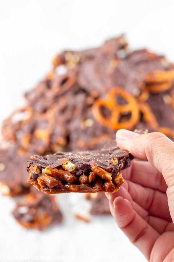 Chocolate & Pretzel Toffee Bark