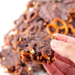 Chocolate & Pretzel Toffee Bark