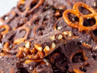 Chocolate & Pretzel Toffee Bark