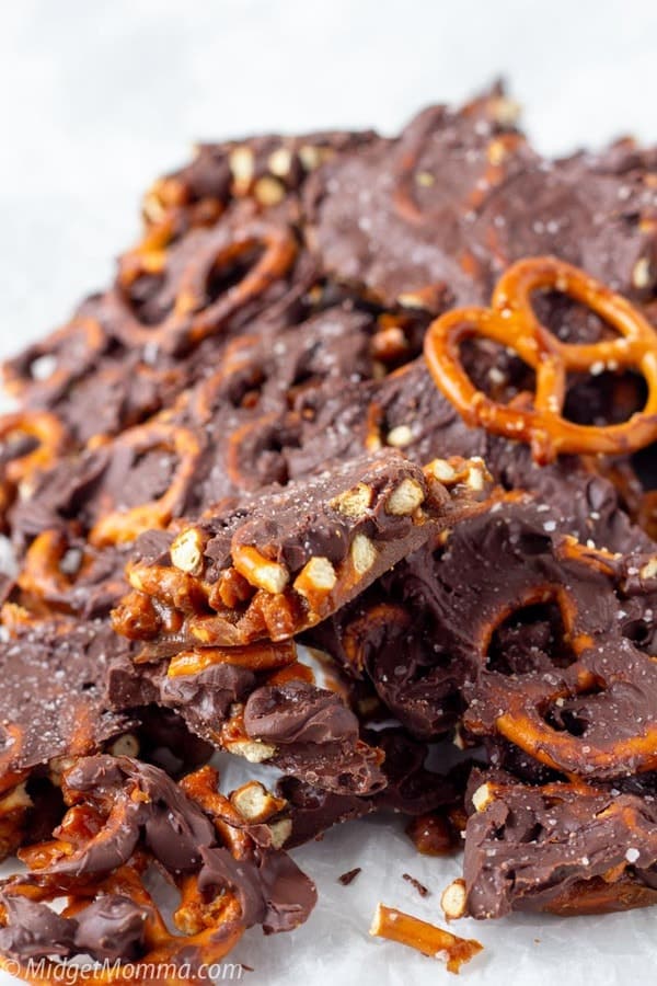 Chocolate & Pretzel Toffee Bark