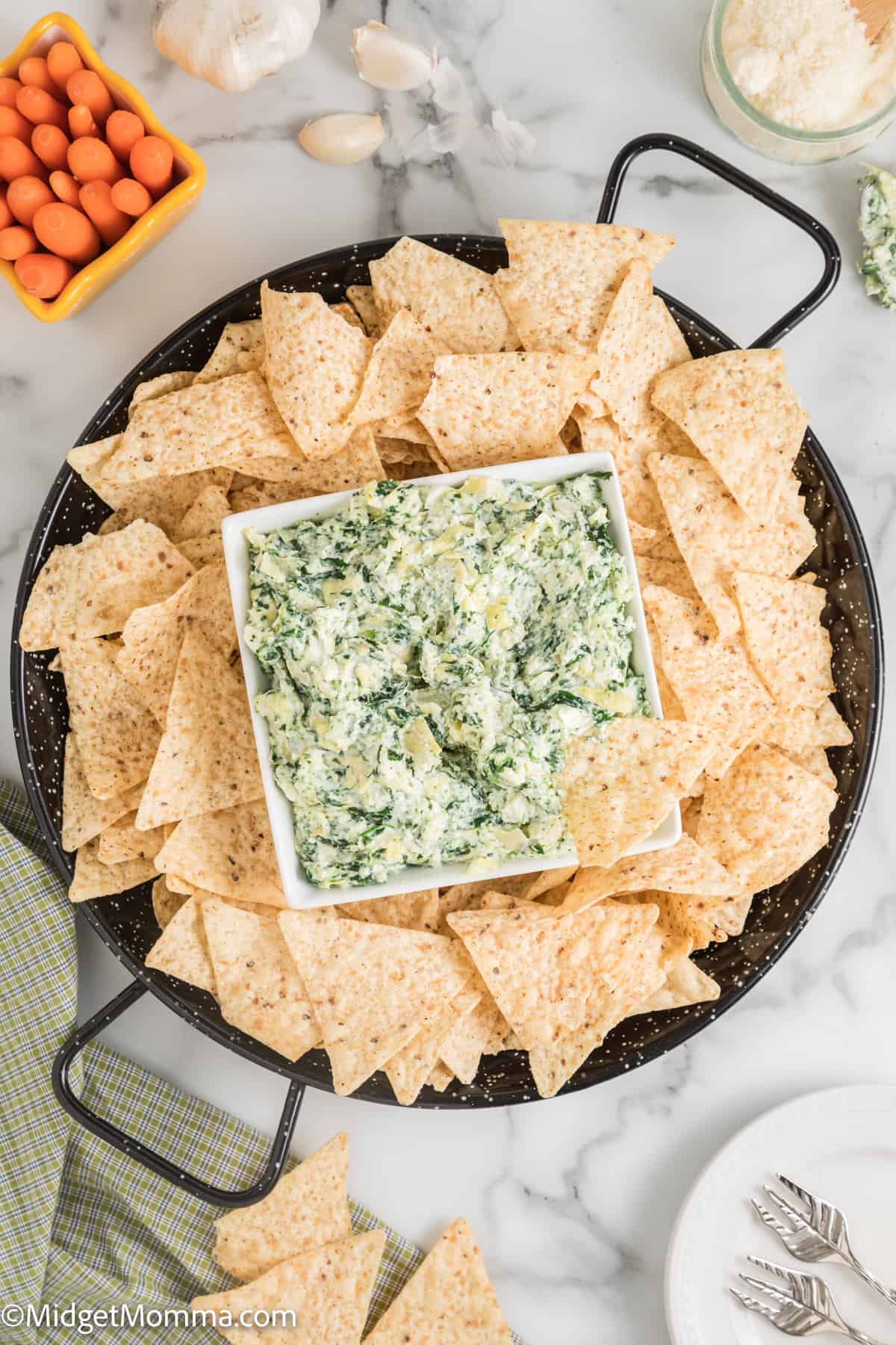 Cold Spinach Artichoke dip