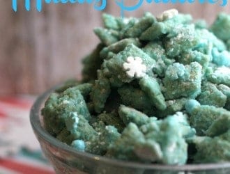 These Frozen Muddy Buddies have your crunch, your creamy, and your sweetness all in one bite with the slightest hint of salty.