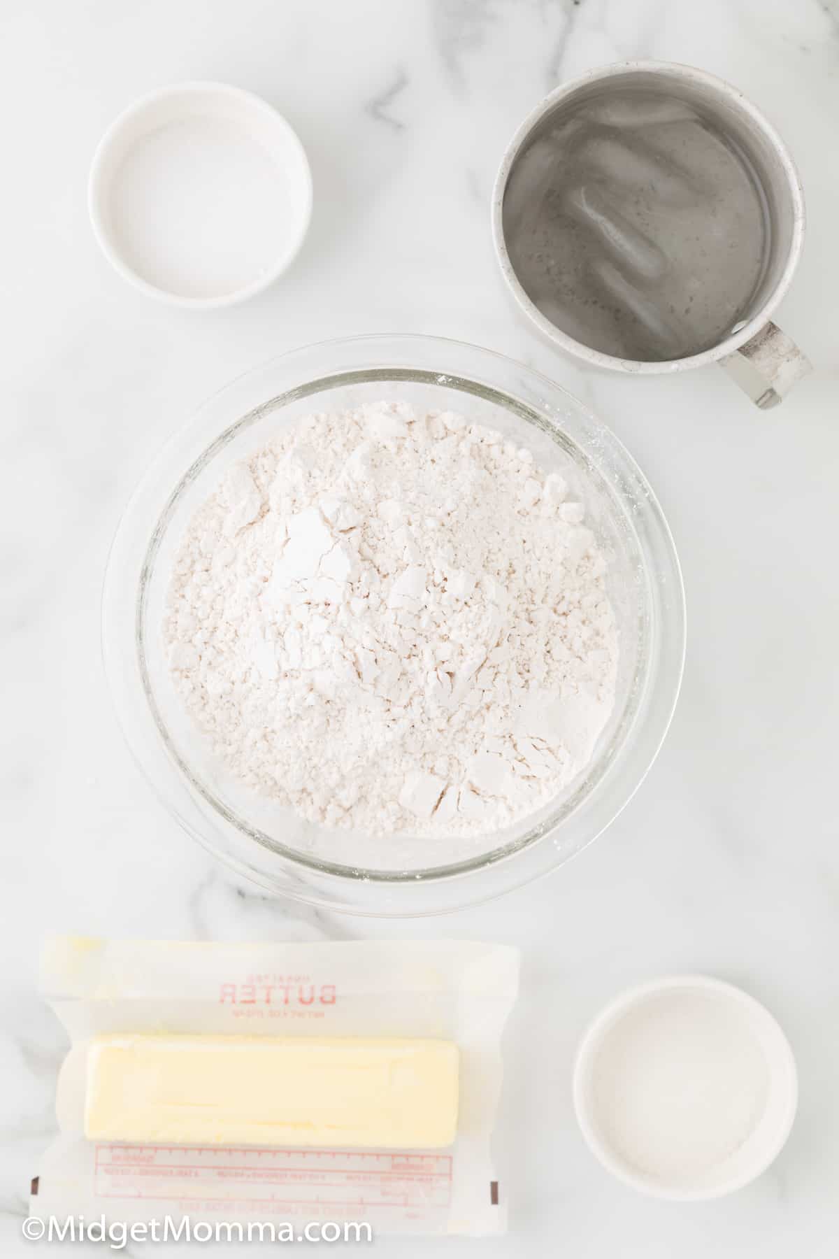 How to Make Pie Crust in a Food Processor ingredients
