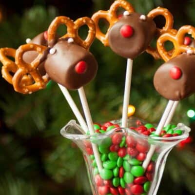 Reindeer Marshmallow Pop
