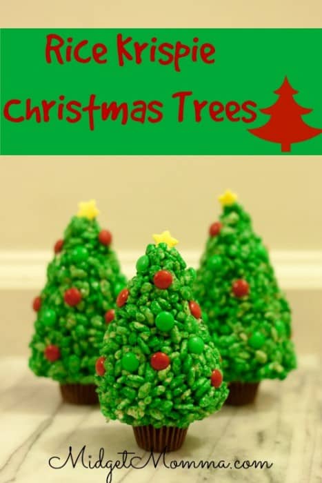 Rice Krispie Christmas Trees