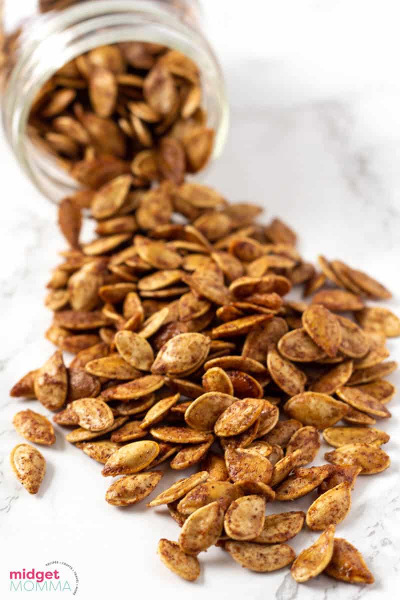 cinnamon sugar pumpkin seeds