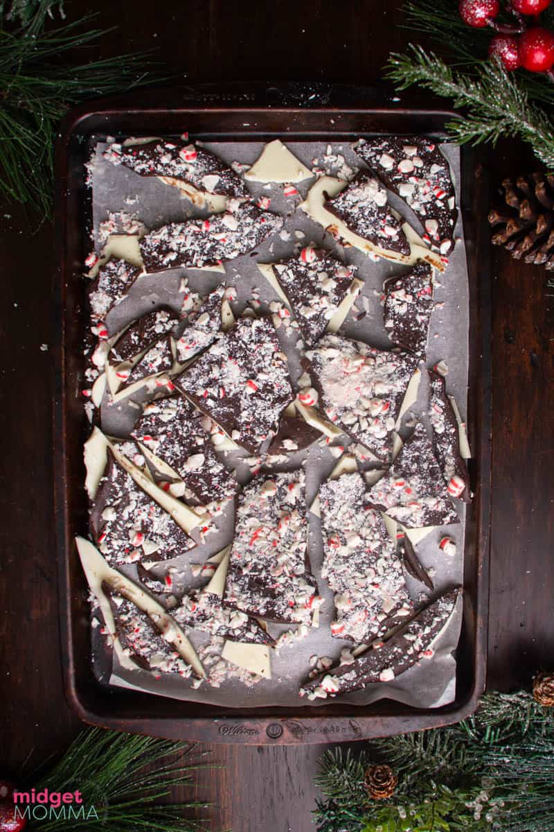 Peppermint Bark - EASY Christmas Dessert • MidgetMomma