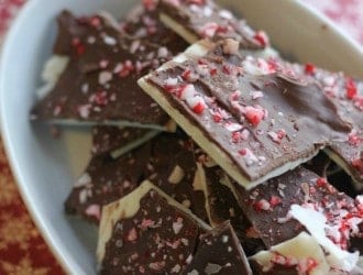 Peppermint Bark is such a great Christmas traditional desert. It's the combination of white chocolate & milk chocolate with the addition of peppermint