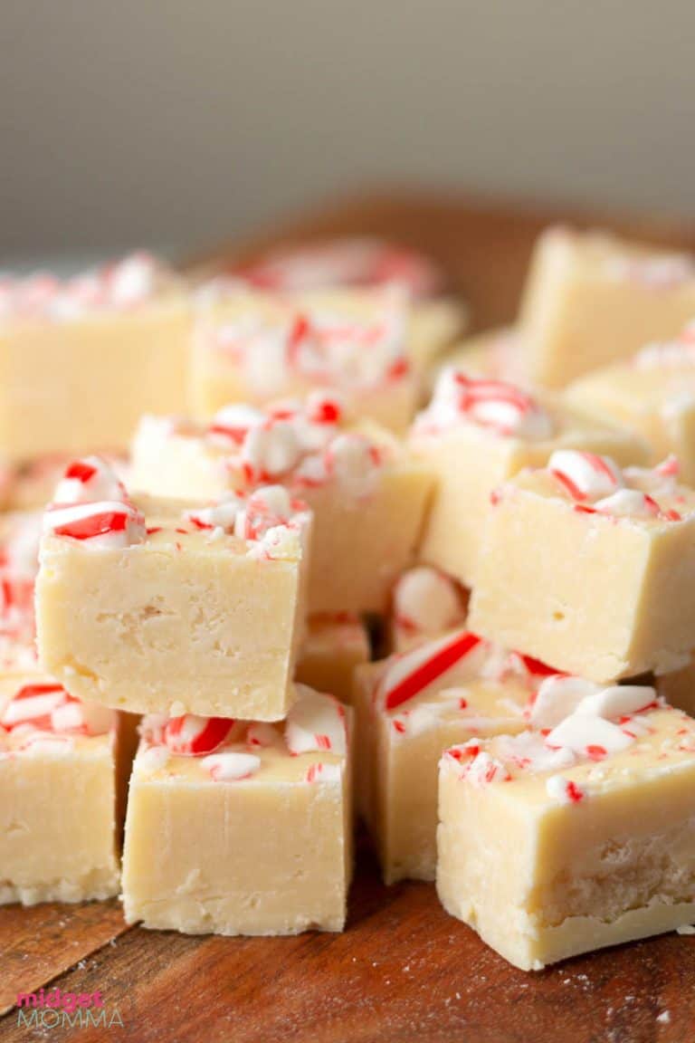 White Chocolate Peppermint Fudge ­ MidgetMomma