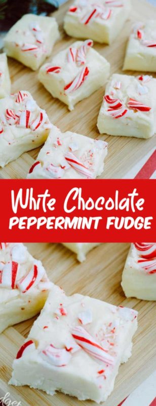 Homemade peppermint fudge is the perfect holiday fudge. This white chocolate peppermint fudge is one that everyone will love.