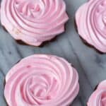 Chocolate Covered Strawberry Meringue Cookies