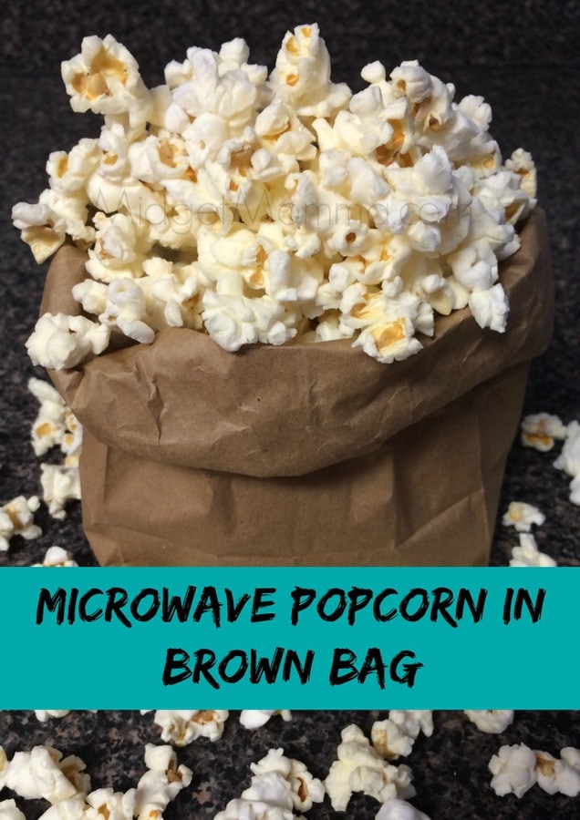 Microwave Popcorn In Brown Bag MidgetMomma