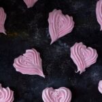 pink Strawberry Meringue Cookies