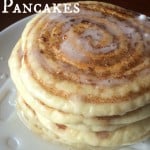 Cinnamon Roll Pancakes With Cream Cheese Glaze. AMAZING Cinnamon Roll Pancakes With Cream Cheese Glaze! PERFECT Breakfast!