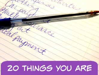 This list of 20 Things You are Forgetting When Making Your Budget will help you make sure there is nothing forgotten.