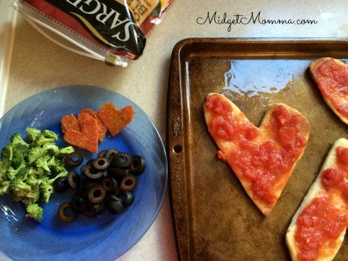 valentine's day kids dinner pizza