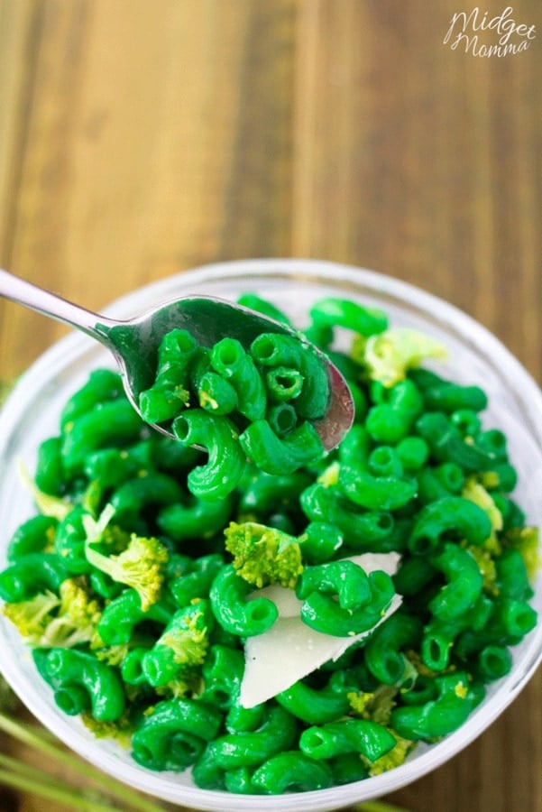 Green St. Patricks Day Pasta
