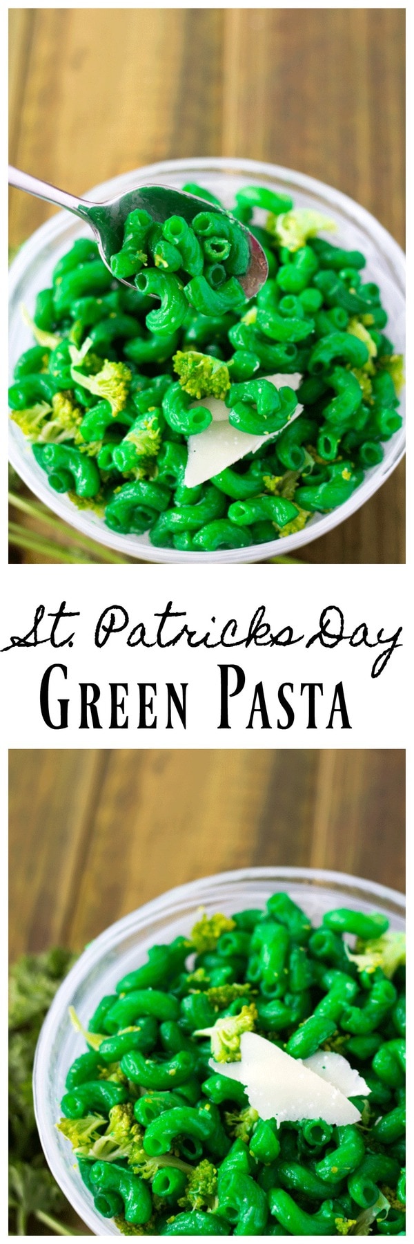 Green St. Patricks Day Pasta