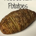 Hasselback potatoes. Easy to make fun twist on baked potatoes. These Hasselback potatoes are a perfect side dish to many dinner recipes.