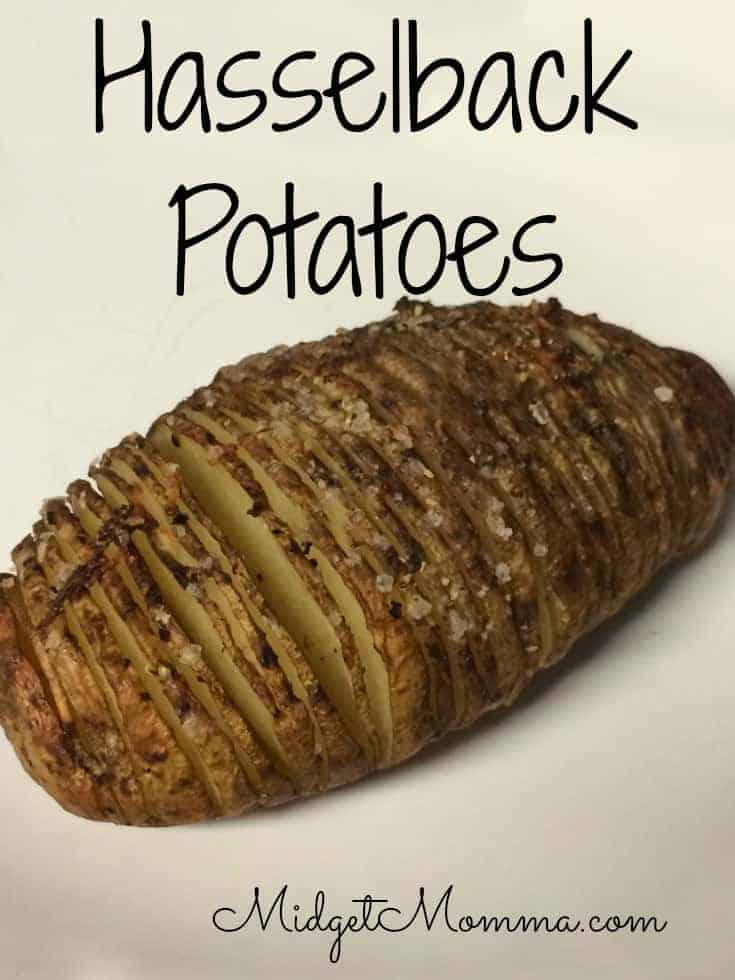 Hasselback potatoes. Easy to make fun twist on baked potatoes. These Hasselback potatoes are a perfect side dish to many dinner recipes.