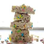 Lucky Charm Marshmallow Treats recipe