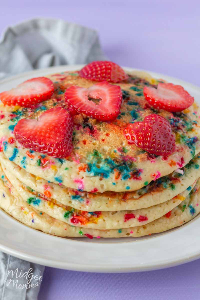 Birthday Cake Pancakes Homemade