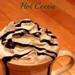 This Homemade Hot Chocolate taste so much like Starbucks hot chocolate. It is so rich and creamy. Don't forget to top it off with some whipped cream.