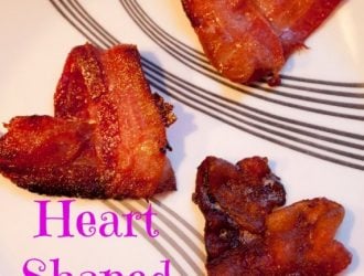 Do you know anyone who loves bacon? Well return the love and make them some Heart Shaped Bacon today. Its quick and easy to make.