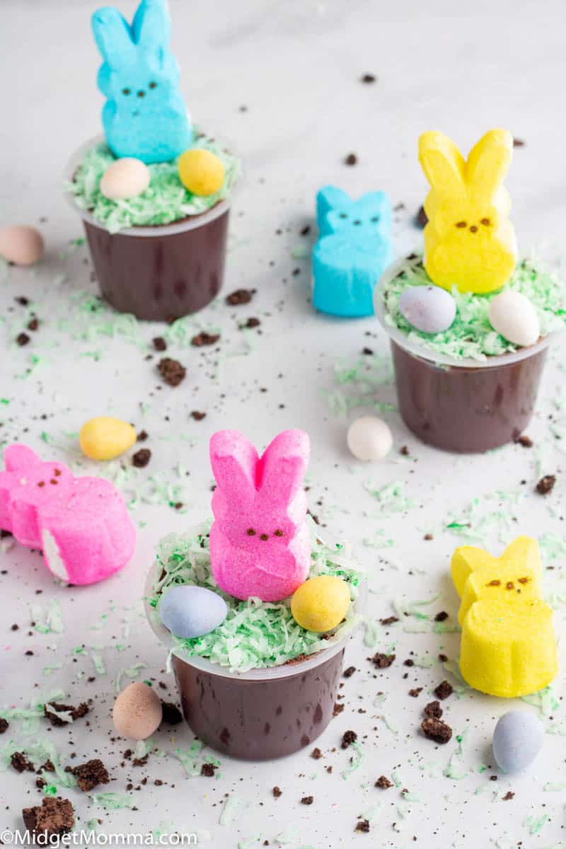 Easter Dirt Cups - My Heavenly Recipes