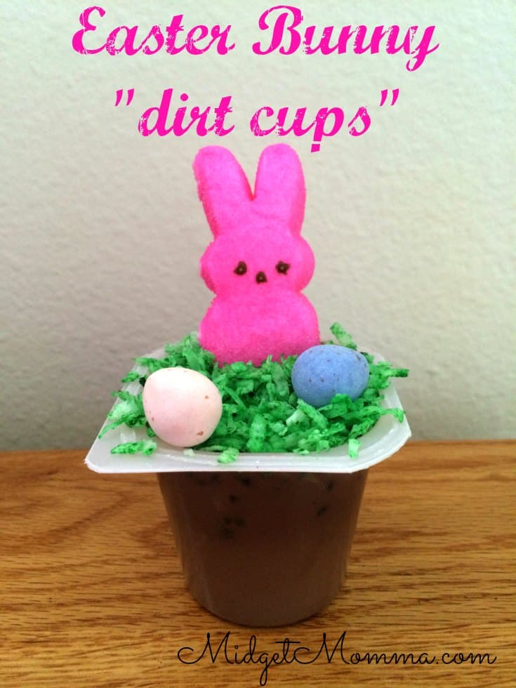 Easter Bunny Pudding Cups