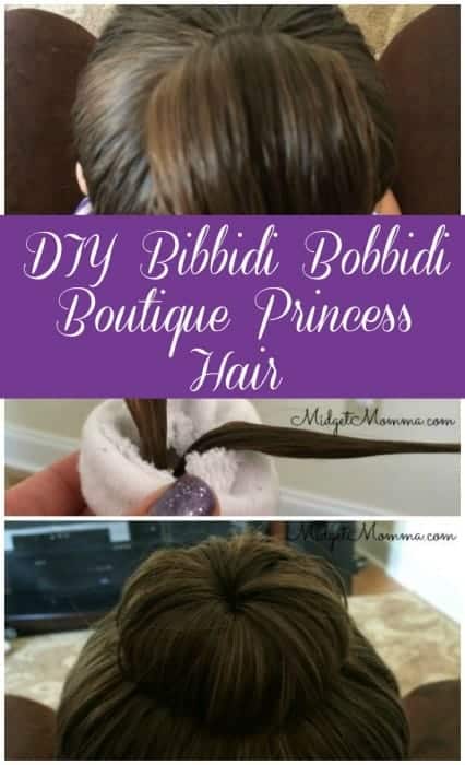 DIY Bibbidi Bobbidi Boutique Princess Hair