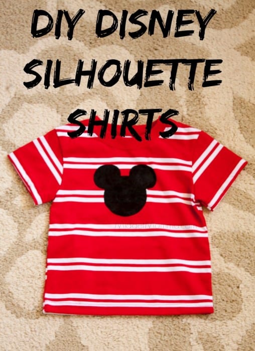 DIY Disney Silhouette Shirts