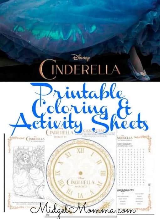 cinderella coloring pages