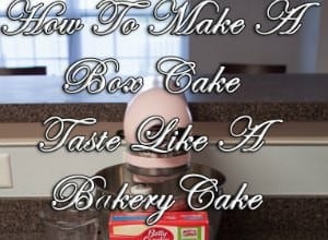 How make box cake taste homemade