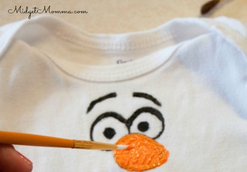 how to make an olaf shirt