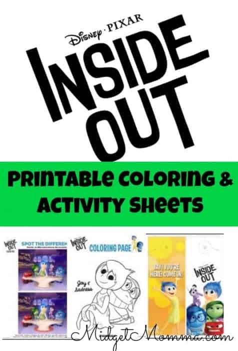 inside out movie coloring sheets