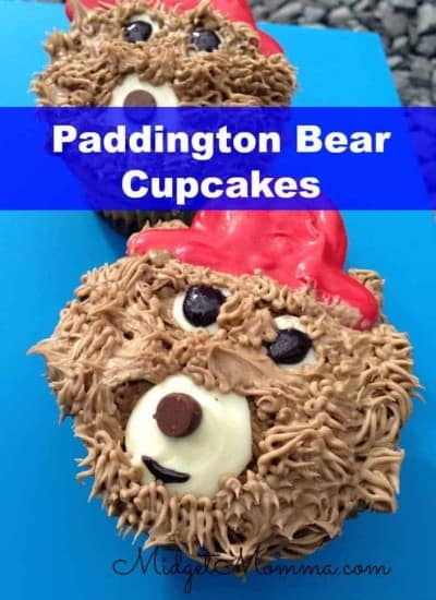 Paddington Bear Cupcakes, Paddington Bear, Bear Cupcakes, Brown Bear, Paddington, Fun Cupcakes, Kid Cupcakes, Easy Cupcakes