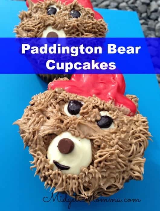 Paddington Bear Cupcakes