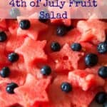 Watermelon Stars Fruit Salad, how to cut watermelon stars shapes, easy to make fruit salad, fruit stars, cut watermelon into stars