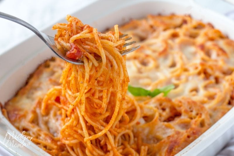 baked spaghetti recipe