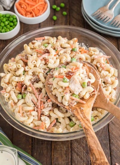 Chicken Bacon Ranch Pasta Salad