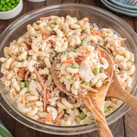 Chicken Bacon Ranch Pasta Salad